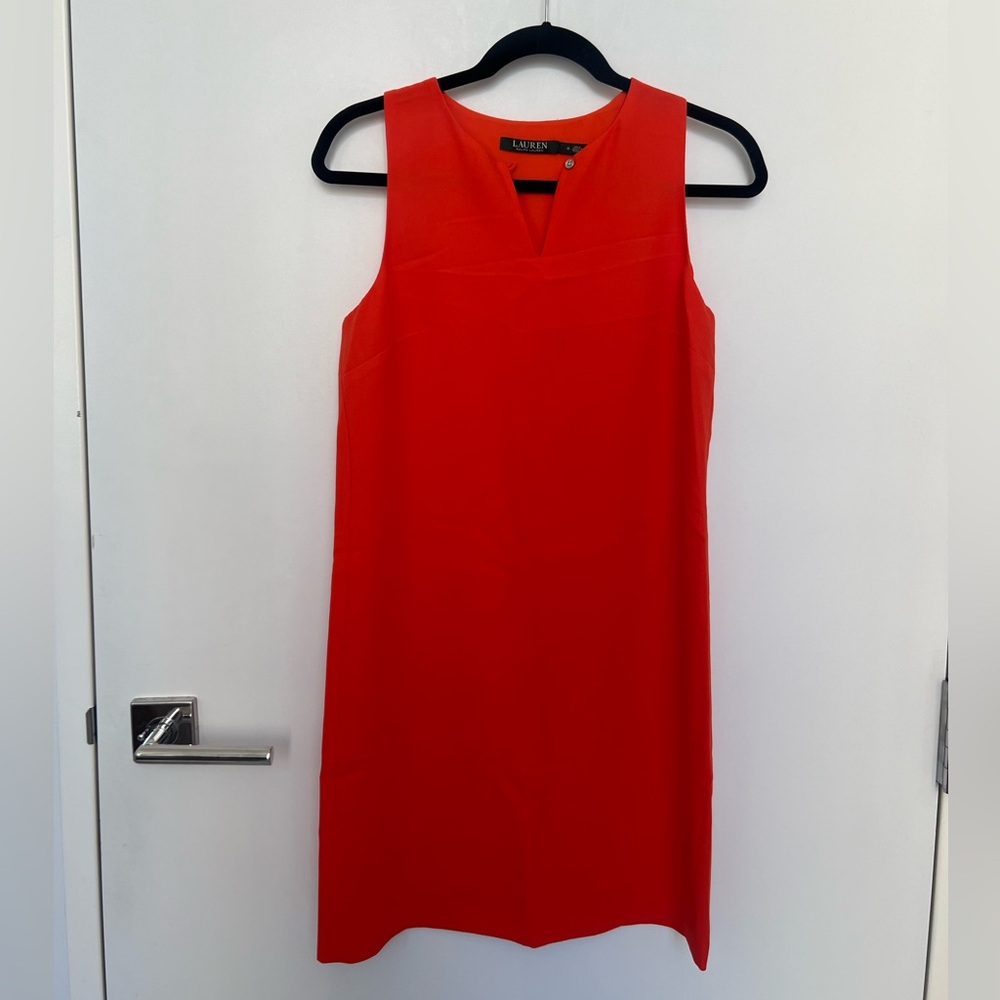 Lauren Ralph Lauren Shift Dress - Orange